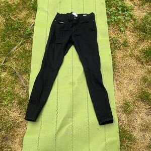 Frame Denim Le Skinny De Jeanne Black Jeans 28